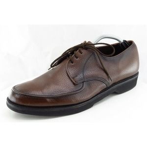 Nordstrom Shoes Sz 11.5 D Brown Derby Oxfords Leather Men 647739‎